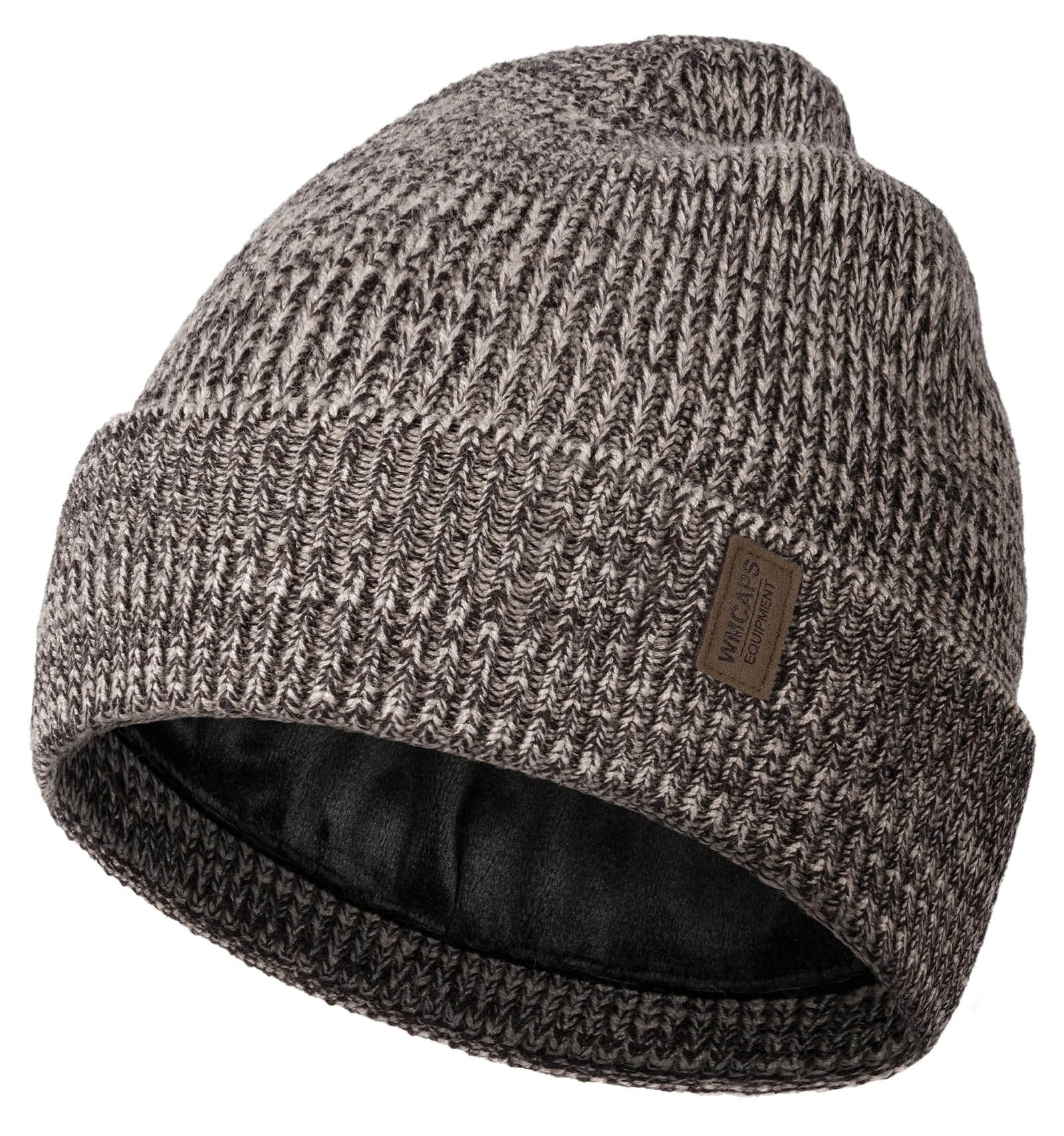 Wmcaps Winter Beanie for Men Women, Fleece Lined Beanie Soft Warm Knit Hat Ski Stocking Cuffed Cap